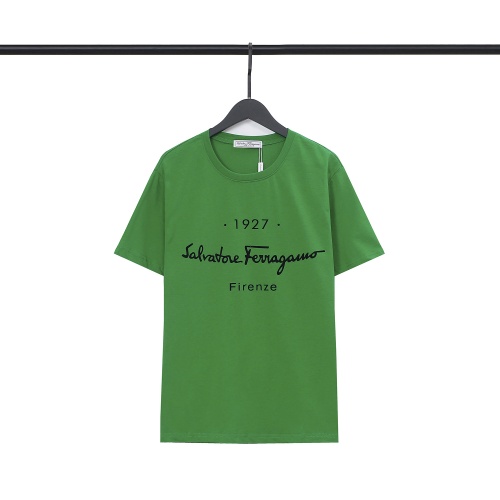 Replica Salvatore Ferragamo T-Shirts Short Sleeved For Unisex #1028407, $32.00 USD, [ITEM#1028407], Replica Salvatore Ferragamo T-Shirts outlet from China