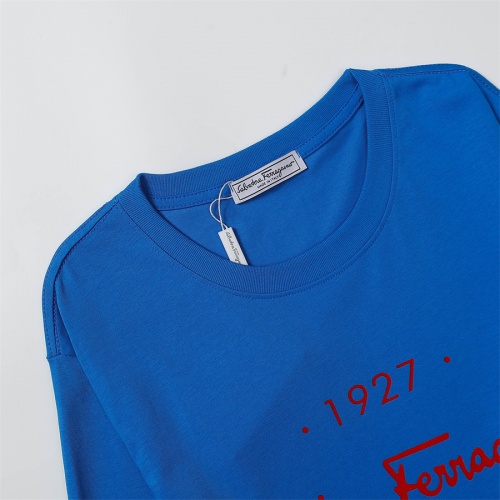 Replica Salvatore Ferragamo T-Shirts Short Sleeved For Unisex #1028408 $32.00 USD for Wholesale