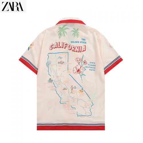 Replica Zara Shirts Short Sleeved For Men #1028442 $36.00 USD for Wholesale
