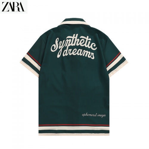 Replica Zara Shirts Short Sleeved For Men #1028445 $36.00 USD for Wholesale