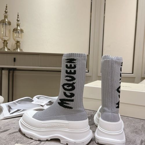 Replica Alexander McQueen Boots For Women #1028655 $112.00 USD for Wholesale