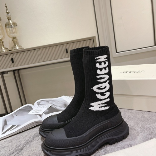 Replica Alexander McQueen Boots For Women #1028659, $112.00 USD, [ITEM#1028659], Replica Alexander McQueen Boots outlet from China