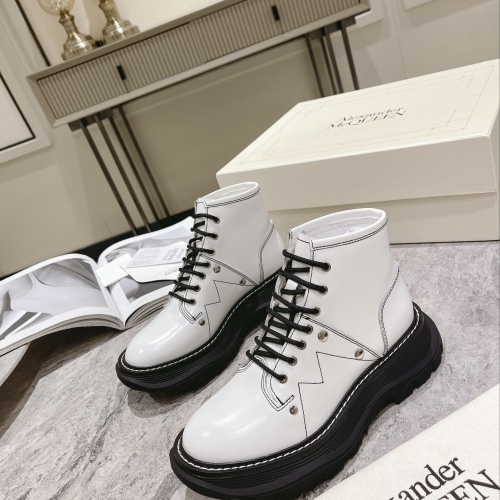 Replica Alexander McQueen Boots For Women #1028688, $105.00 USD, [ITEM#1028688], Replica Alexander McQueen Boots outlet from China