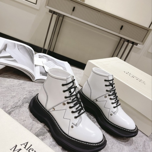 Replica Alexander McQueen Boots For Women #1028688 $105.00 USD for Wholesale