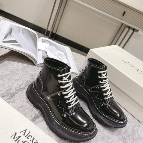 Replica Alexander McQueen Boots For Women #1028689 $105.00 USD for Wholesale
