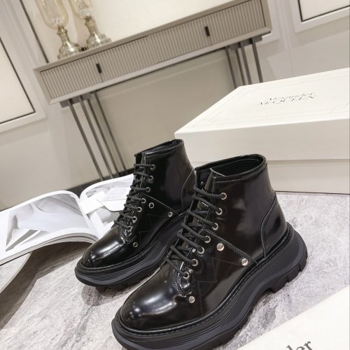 Replica Alexander McQueen Boots For Women #1028690, $105.00 USD, [ITEM#1028690], Replica Alexander McQueen Boots outlet from China