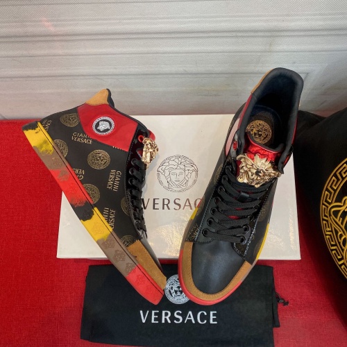 Replica Versace High Tops Shoes For Men #1028703, $76.00 USD, [ITEM#1028703], Replica Versace High Tops Shoes outlet from China