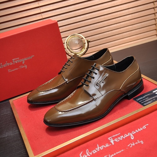 Replica Salvatore Ferragamo Leather Shoes For Men #1028775, $88.00 USD, [ITEM#1028775], Replica Salvatore Ferragamo Leather Shoes outlet from China