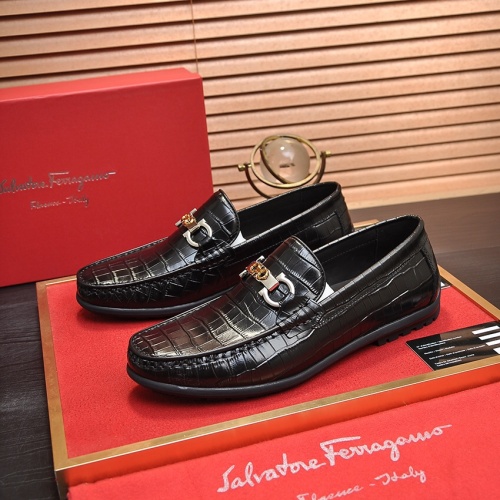 Replica Salvatore Ferragamo Leather Shoes For Men #1028779, $85.00 USD, [ITEM#1028779], Replica Salvatore Ferragamo Leather Shoes outlet from China