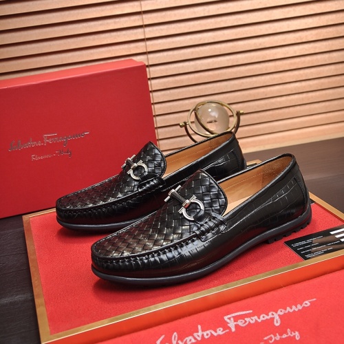 Replica Salvatore Ferragamo Leather Shoes For Men #1028780, $85.00 USD, [ITEM#1028780], Replica Salvatore Ferragamo Leather Shoes outlet from China