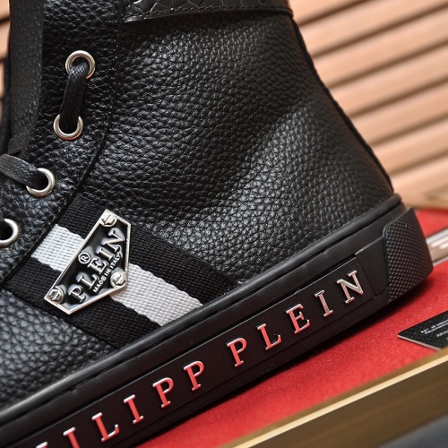 Replica Philipp Plein PP High Tops Shoes For Men #1028794 $88.00 USD for Wholesale