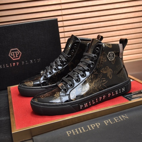 Replica Philipp Plein PP High Tops Shoes For Men #1028797, $88.00 USD, [ITEM#1028797], Replica Philipp Plein PP High Tops Shoes outlet from China