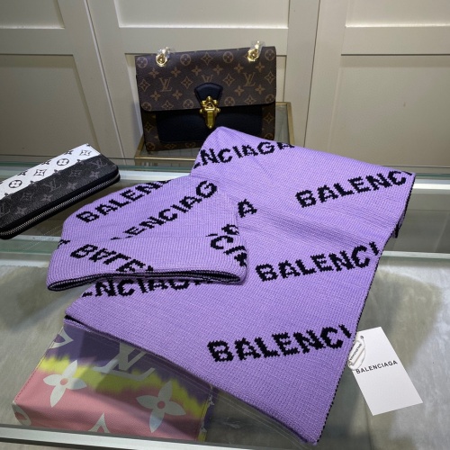 Replica Balenciaga Wool Hats & Scarf Set #1029174 $52.00 USD for Wholesale