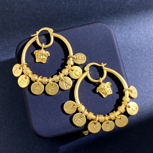 Replica Versace Earrings For Women #1030115, $32.00 USD, [ITEM#1030115], Replica Versace Earrings outlet from China