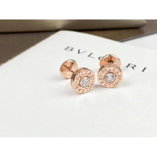 Replica Bvlgari Earrings For Women #1030148 $32.00 USD for Wholesale
