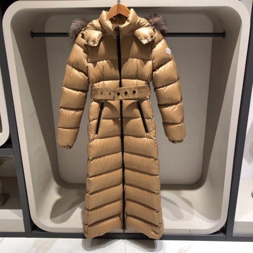 Replica Moncler Down Feather Coat Long Sleeved For Women #1032058, $314.05 USD, [ITEM#1032058], Replica Moncler Down Feather Coat outlet from China