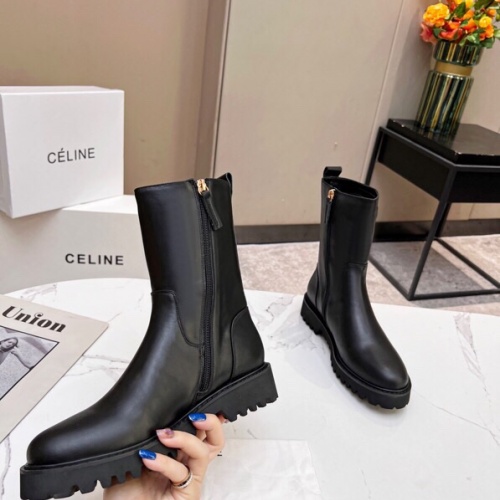 Replica Celine Boots For Women #1032062 $100.00 USD for Wholesale