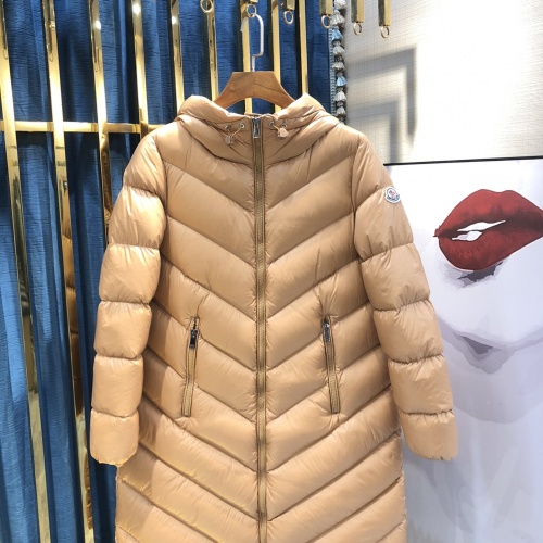 Replica Moncler Down Feather Coat Long Sleeved For Women #1032191, $280.99 USD, [ITEM#1032191], Replica Moncler Down Feather Coat outlet from China