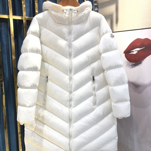 Replica Moncler Down Feather Coat Long Sleeved For Women #1032192, $280.99 USD, [ITEM#1032192], Replica Moncler Down Feather Coat outlet from China