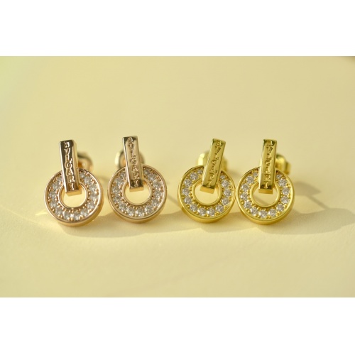Replica Bvlgari Earrings For Women #1032619 $32.00 USD for Wholesale