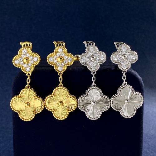 Replica Van Cleef & Arpels Earrings For Women #1033989 $32.00 USD for Wholesale