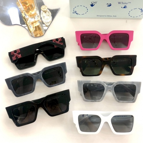 Replica Off-White AAA Quality Sunglasses #1035873 $64.00 USD for Wholesale