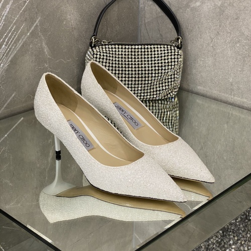 Replica Jimmy Choo High-Heeled Shoes For Women #1037882 $100.00 USD for Wholesale