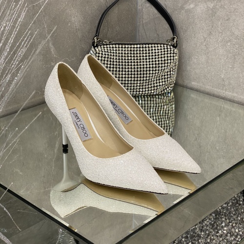 Replica Jimmy Choo High-Heeled Shoes For Women #1037883 $100.00 USD for Wholesale