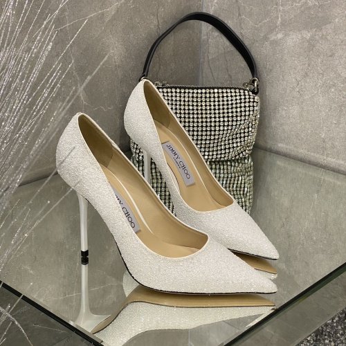 Replica Jimmy Choo High-Heeled Shoes For Women #1037884 $100.00 USD for Wholesale