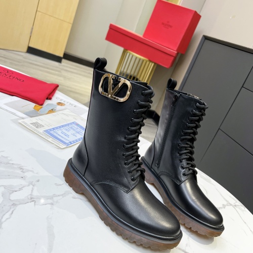 Replica Valentino Boots For Women #1037906 $122.00 USD for Wholesale
