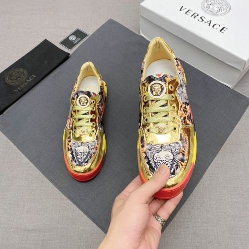Replica Versace Casual Shoes For Men #1037972 $85.00 USD for Wholesale