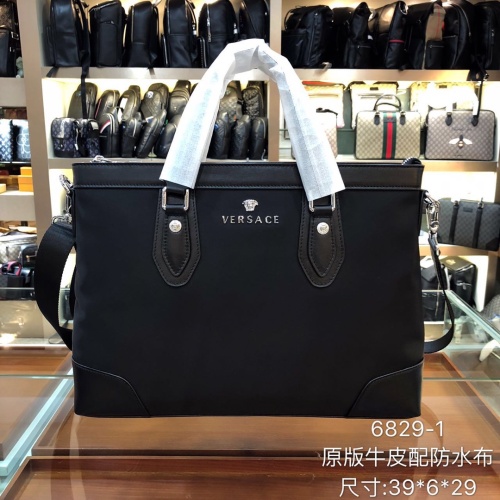 Replica Versace AAA Man Handbags #1038056, $125.00 USD, [ITEM#1038056], Replica Versace AAA Man Handbags outlet from China