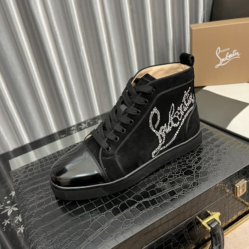 Replica Christian Louboutin High Top Shoes For Men #1038349 $82.00 USD for Wholesale