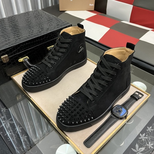 Replica Christian Louboutin High Top Shoes For Men #1038350, $80.00 USD, [ITEM#1038350], Replica Christian Louboutin High Top Shoes outlet from China