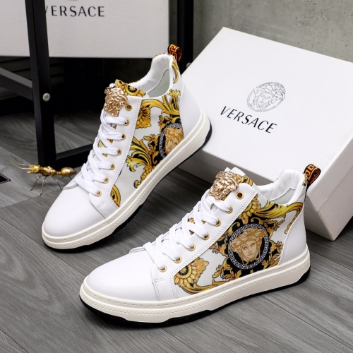 Replica Versace High Tops Shoes For Men #1038866, $76.00 USD, [ITEM#1038866], Replica Versace High Tops Shoes outlet from China