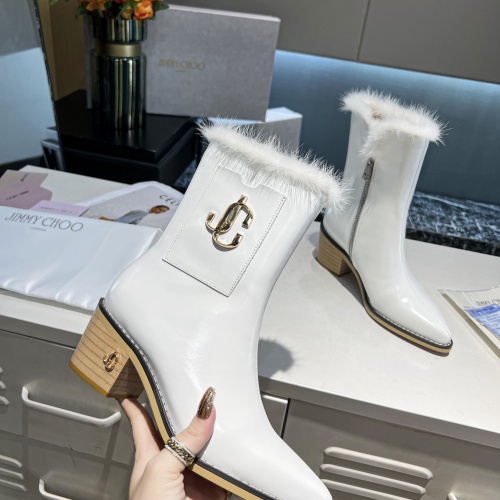 Replica Jimmy Choo Boots For Women #1040370 $118.00 USD for Wholesale