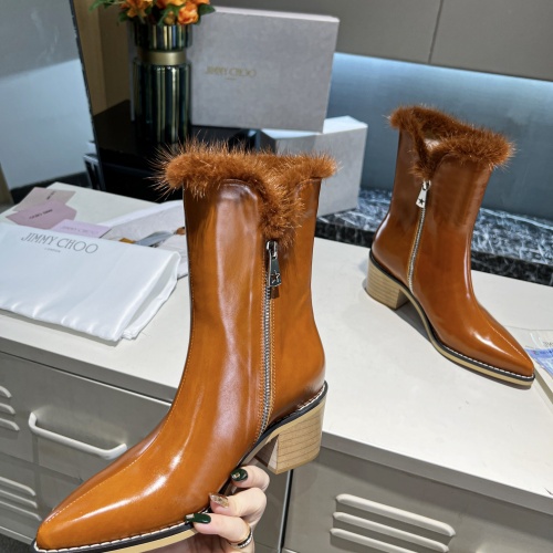 Replica Jimmy Choo Boots For Women #1040372 $118.00 USD for Wholesale