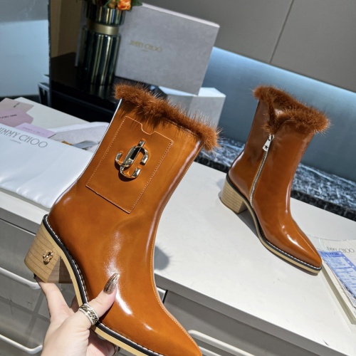 Replica Jimmy Choo Boots For Women #1040372 $118.00 USD for Wholesale