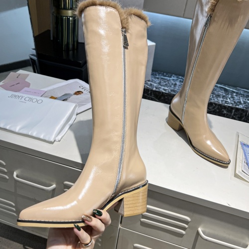 Replica Jimmy Choo Boots For Women #1040377 $150.00 USD for Wholesale