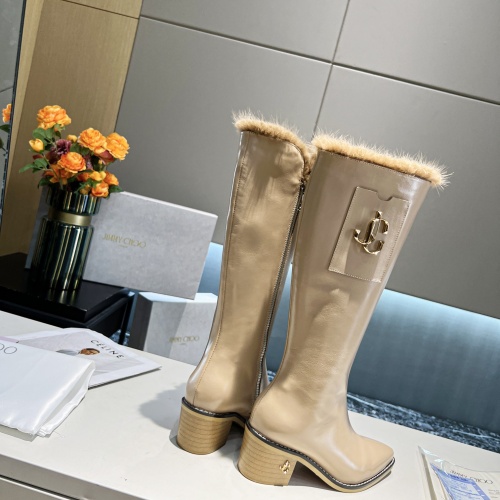 Replica Jimmy Choo Boots For Women #1040377 $150.00 USD for Wholesale