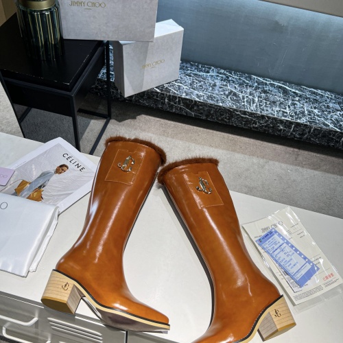 Replica Jimmy Choo Boots For Women #1040378 $150.00 USD for Wholesale