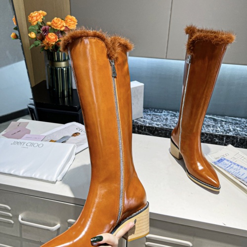 Replica Jimmy Choo Boots For Women #1040378 $150.00 USD for Wholesale