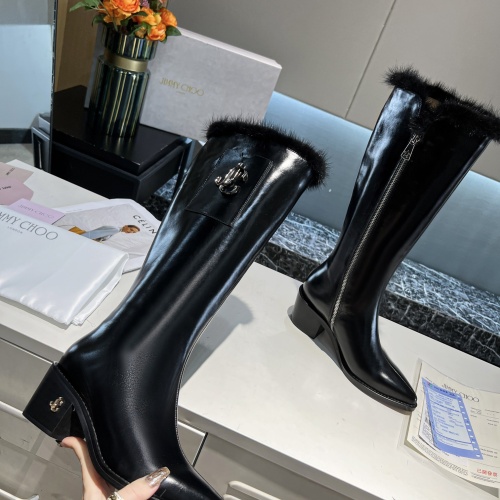 Replica Jimmy Choo Boots For Women #1040379 $150.00 USD for Wholesale