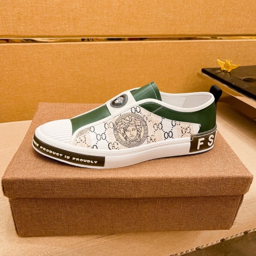 Replica Versace Casual Shoes For Men #1040449 $76.00 USD for Wholesale