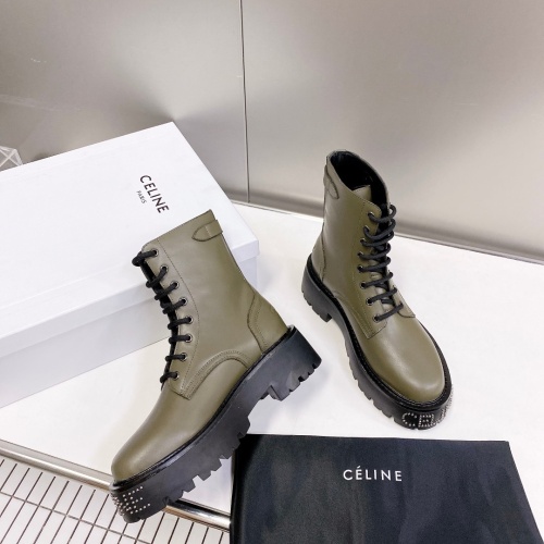 Replica Celine Boots For Women #1040473 $112.00 USD for Wholesale