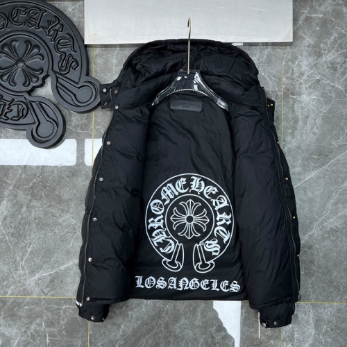 Replica Chrome Hearts Down Feather Coat Long Sleeved For Unisex #1041244 $135.00 USD for Wholesale