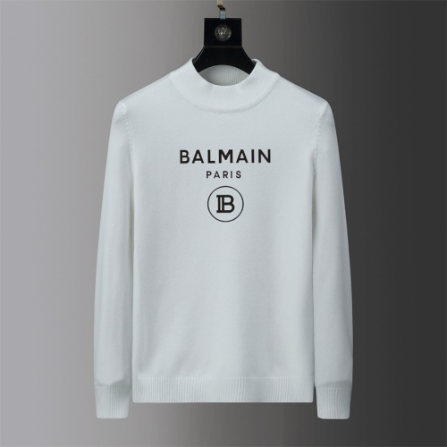 Replica Balmain Sweaters Long Sleeved For Men #1041987, $41.00 USD, [ITEM#1041987], Replica Balmain Sweaters outlet from China