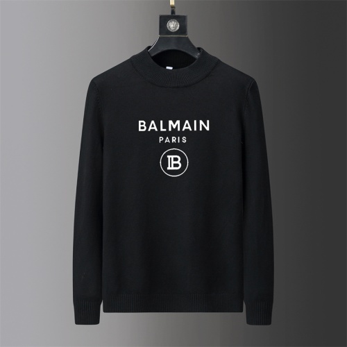 Replica Balmain Sweaters Long Sleeved For Men #1041990, $41.00 USD, [ITEM#1041990], Replica Balmain Sweaters outlet from China