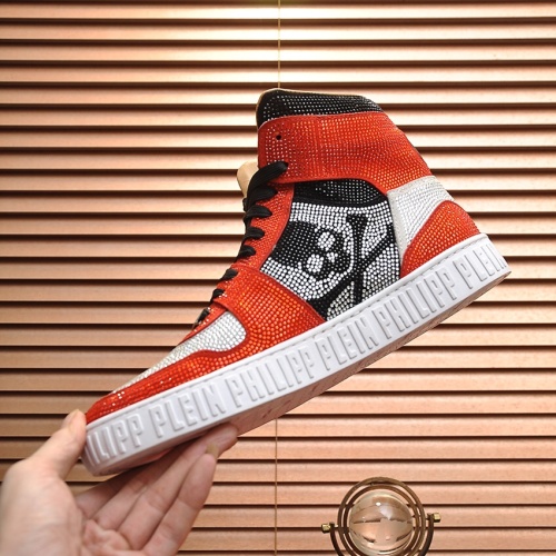 Replica Philipp Plein PP High Tops Shoes For Men #1042482 $108.00 USD for Wholesale