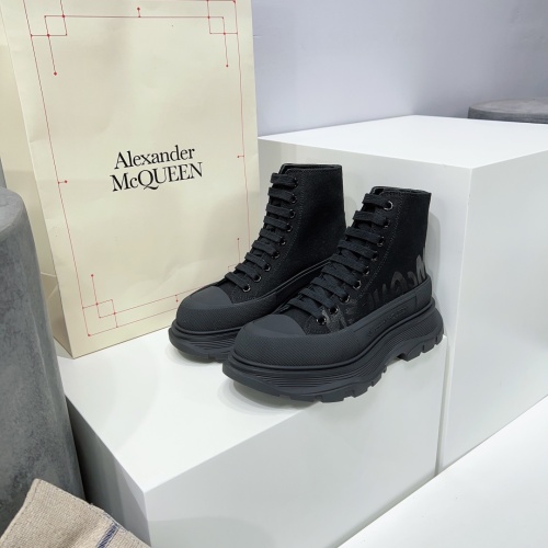 Replica Alexander McQueen High Tops Shoes For Women #1042984, $115.00 USD, [ITEM#1042984], Replica Alexander McQueen High Tops Shoes outlet from China